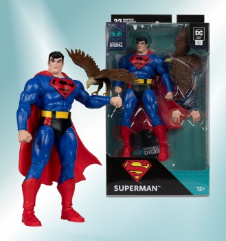 DC Digital Actionfigure "Superman" (Our worlds at war) von McFarlane